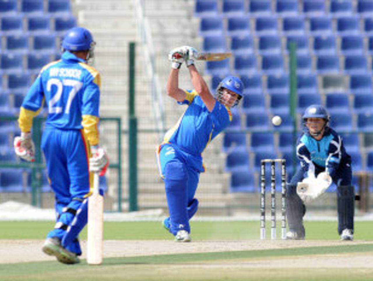 Louis van der Westhuizen hit 106 off 54 balls, Namibia v Scotland, ICC World Twenty20 Qualifier, Abu Dhabi, March 14, 2012