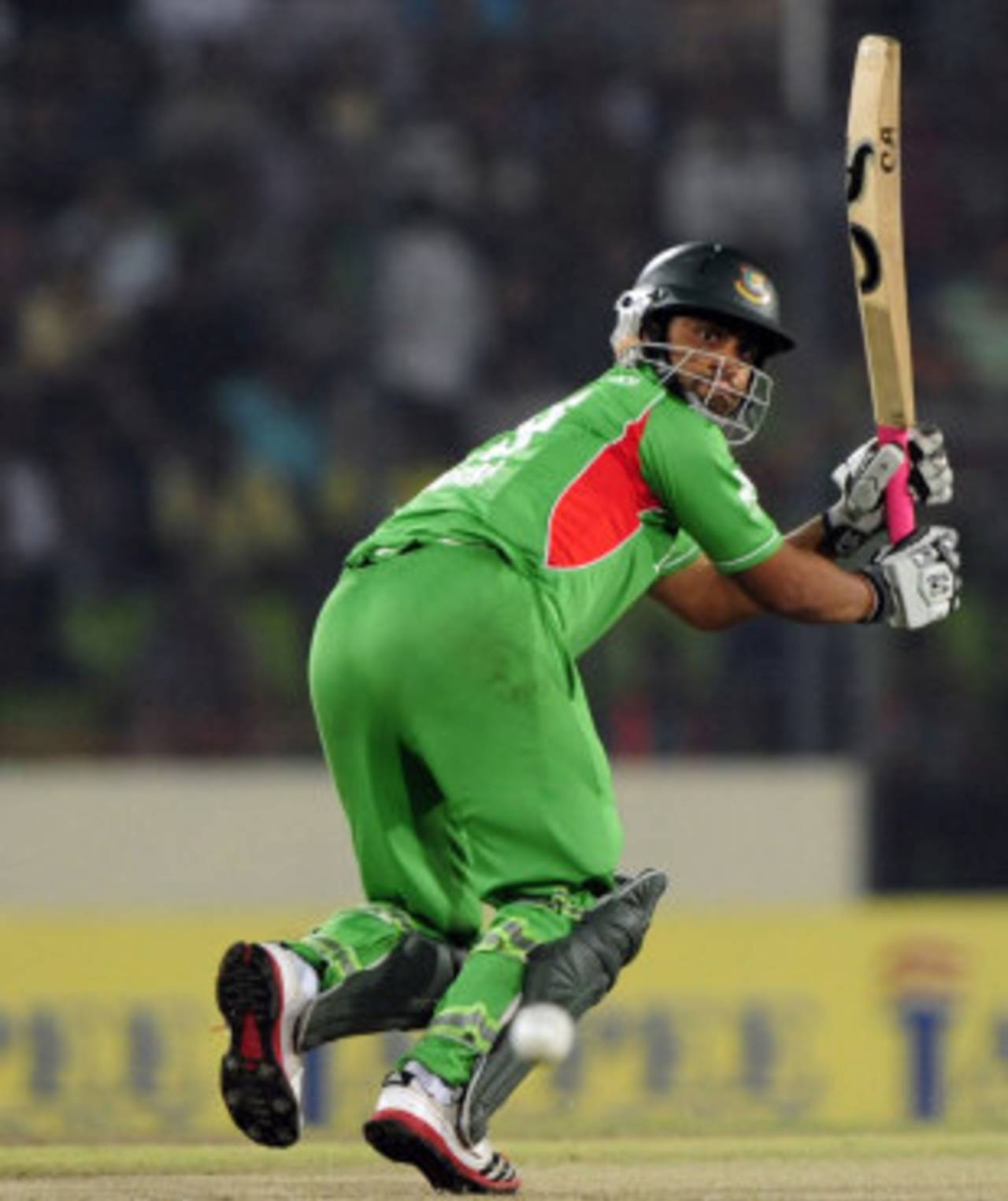 Tamim Iqbal flicks one off his pads, Bangladesh v Sri Lanka, Asia Cup, Mirpur, March 20, 2012