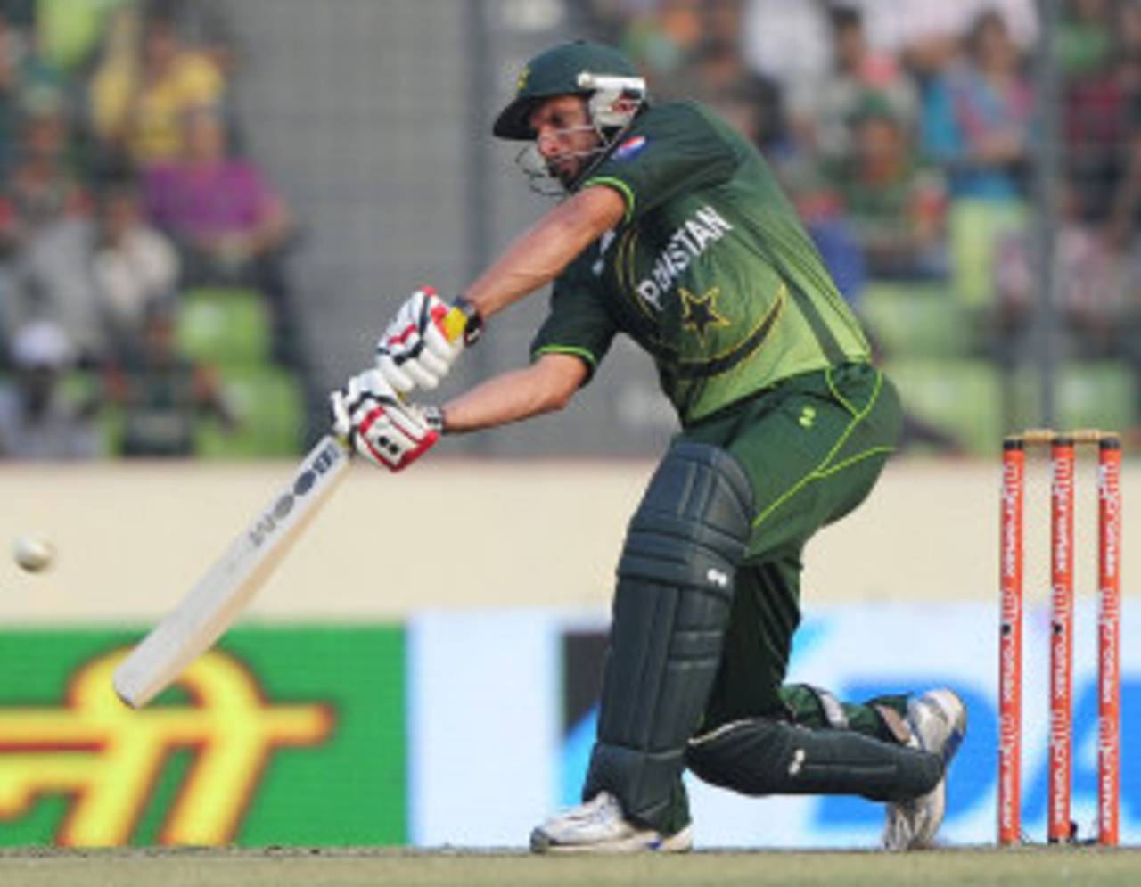 Shahid Afridi, who came up with an all-round display, now has the most match awards among Pakistan players&nbsp;&nbsp;&bull;&nbsp;&nbsp;AFP