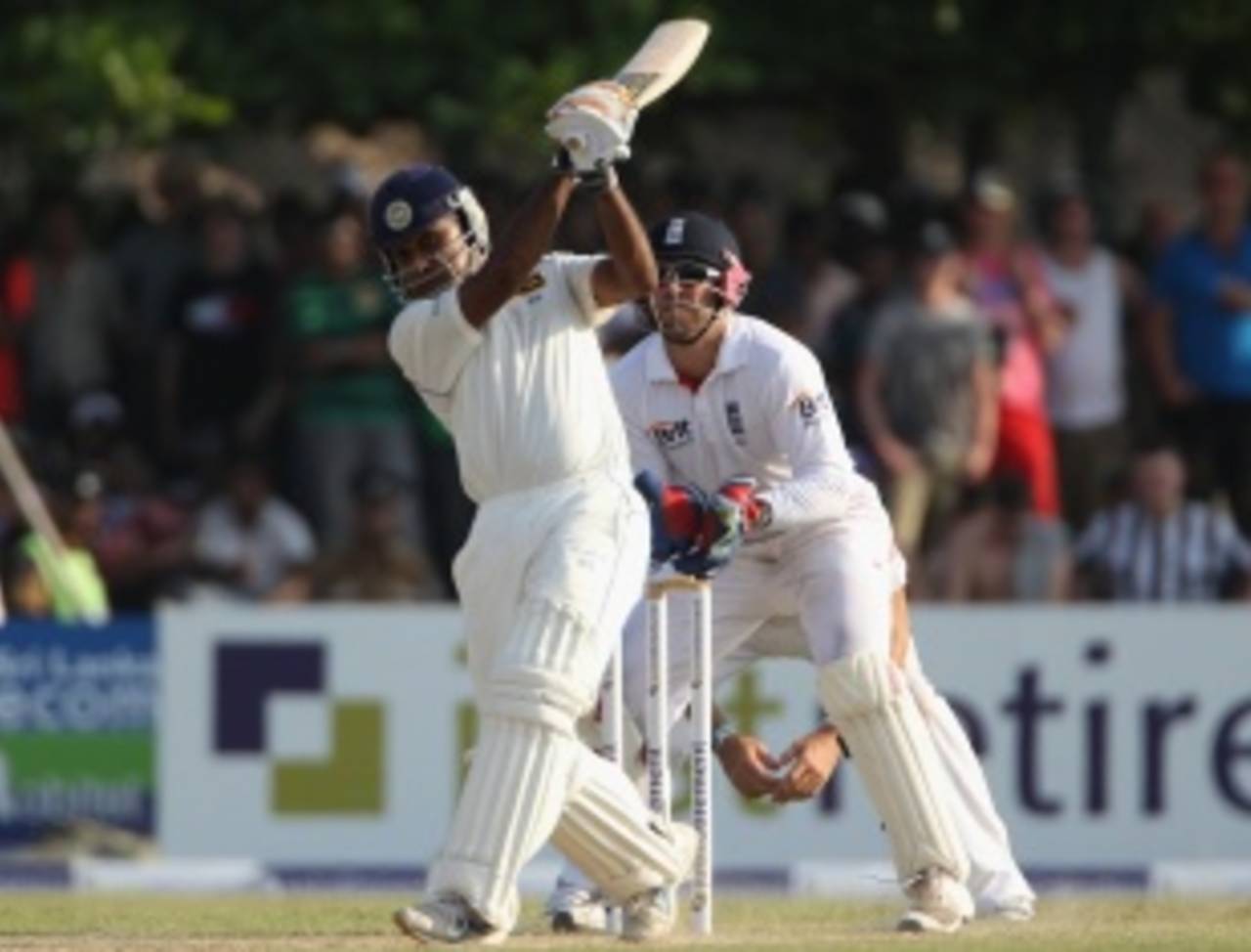 Mahela Jayawardene ended the first day on 168, Sri Lanka v England, 1st Test, Galle, 1st day, March 26, 2012