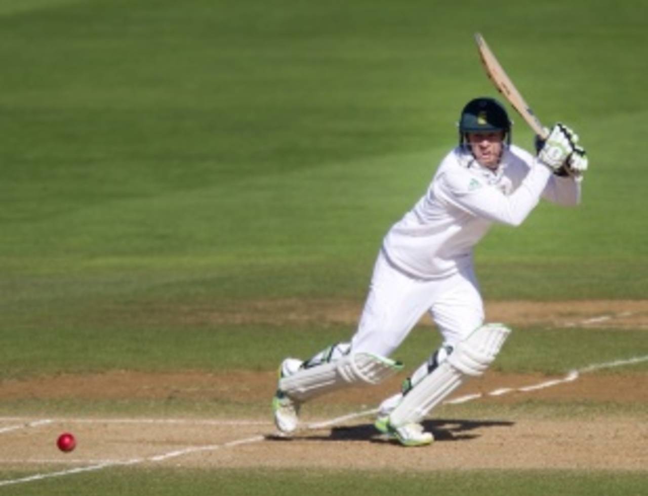 AB de Villiers made 68 off 49 balls, New Zealand v South Africa, 3rd Test, Wellington, 5th day, March 27, 2012