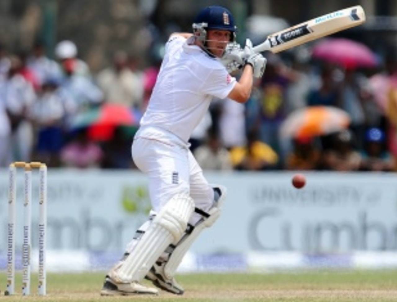 Jonathan Trott finally scored England's first Test hundred of the year but it wasn't enough&nbsp;&nbsp;&bull;&nbsp;&nbsp;AFP