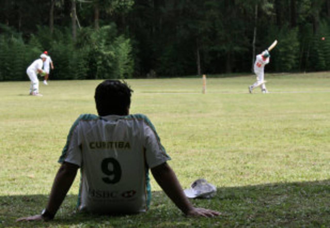 A club game progresses in Curitiba, Brazil, 2012
