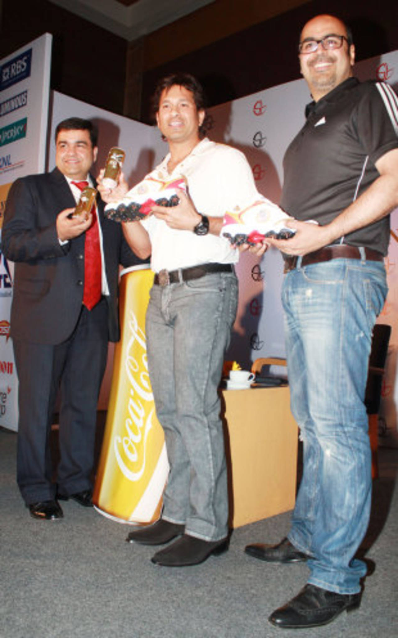 Sachin Tendulkar at a promotional event, Mumbai, March 25, 2012