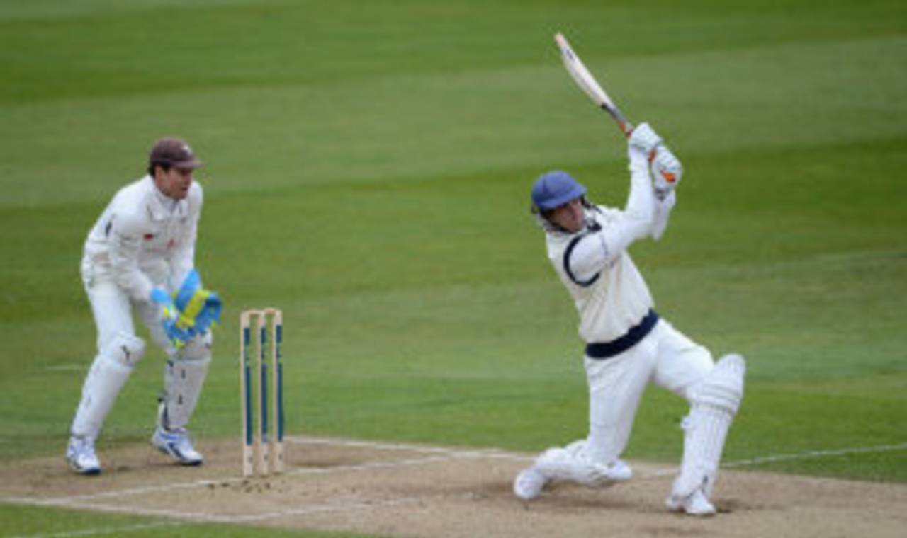 Iain Wardlaw batting in one of just four first-class matches he has played&nbsp;&nbsp;&bull;&nbsp;&nbsp;Getty Images