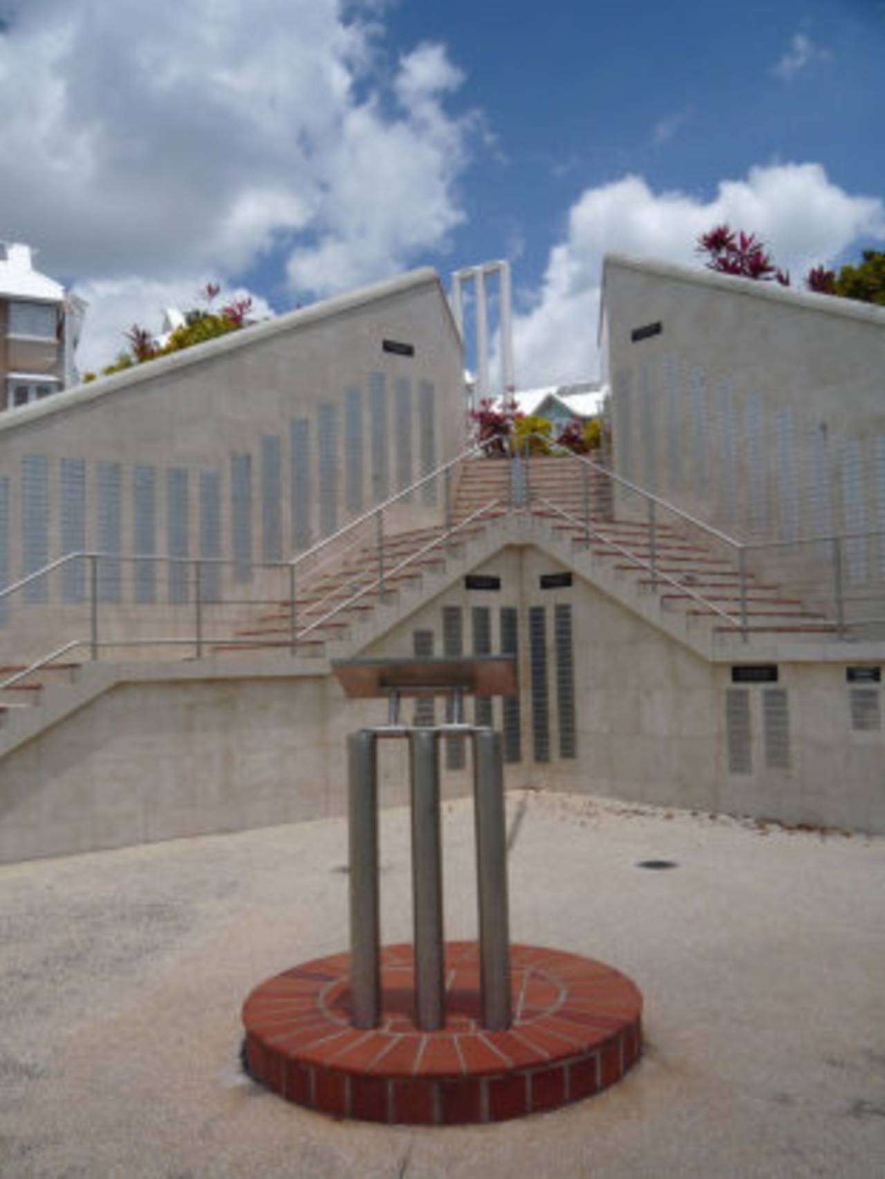 The memorial at the Three Ws Oval&nbsp;&nbsp;&bull;&nbsp;&nbsp;Dan Brettig/ESPNcricinfo Ltd