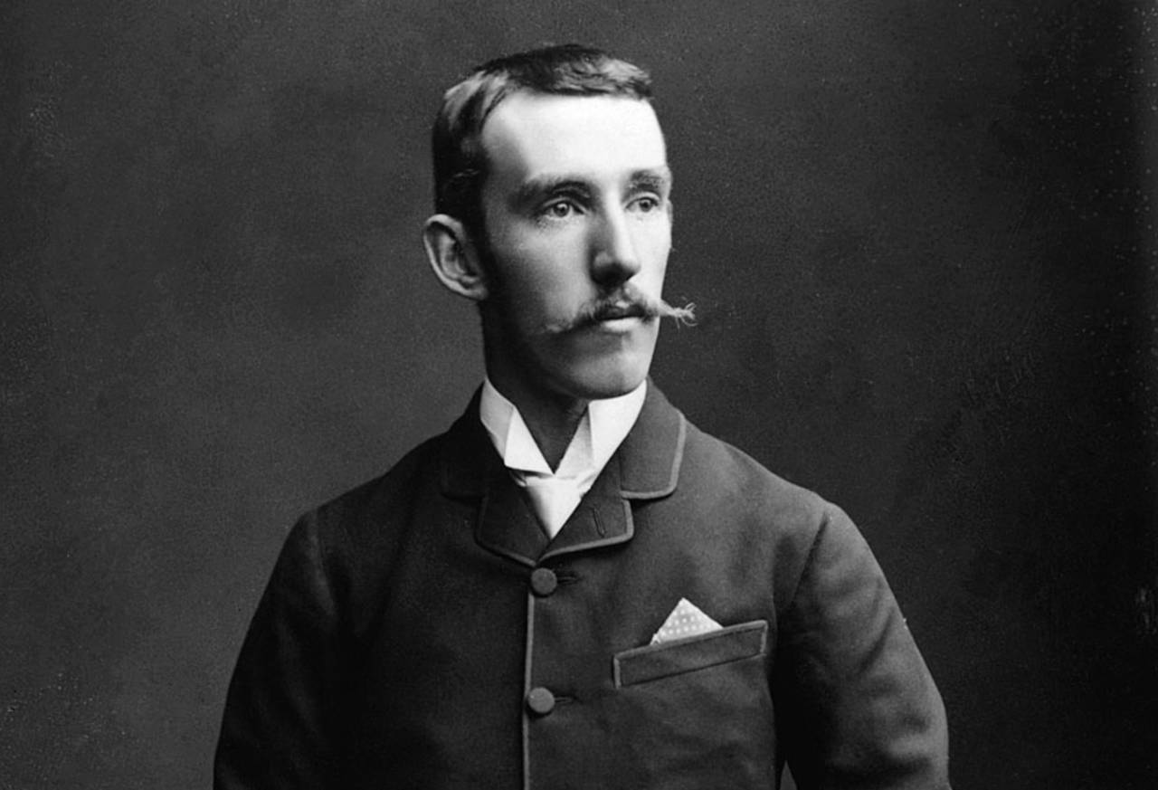 Hugh Trumble poses for a photo, 1886