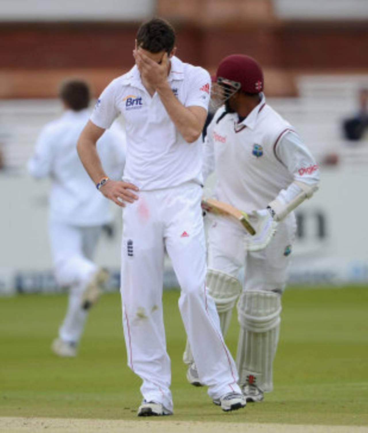 James Anderson can't believe his luck, England v West Indies, 1st Test, Lord's, 4th day, May 20, 2012