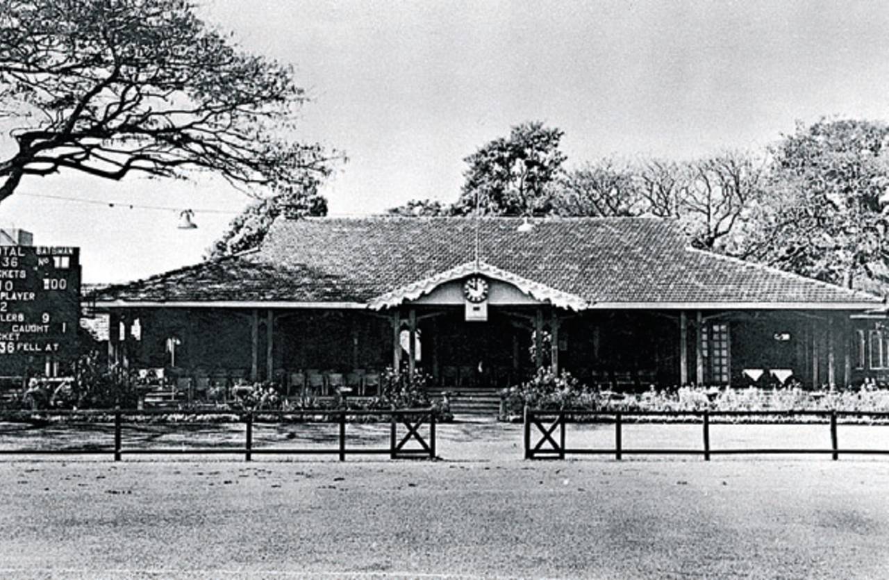 The MCC pavilion before the MA Chidambaram Stadium was built