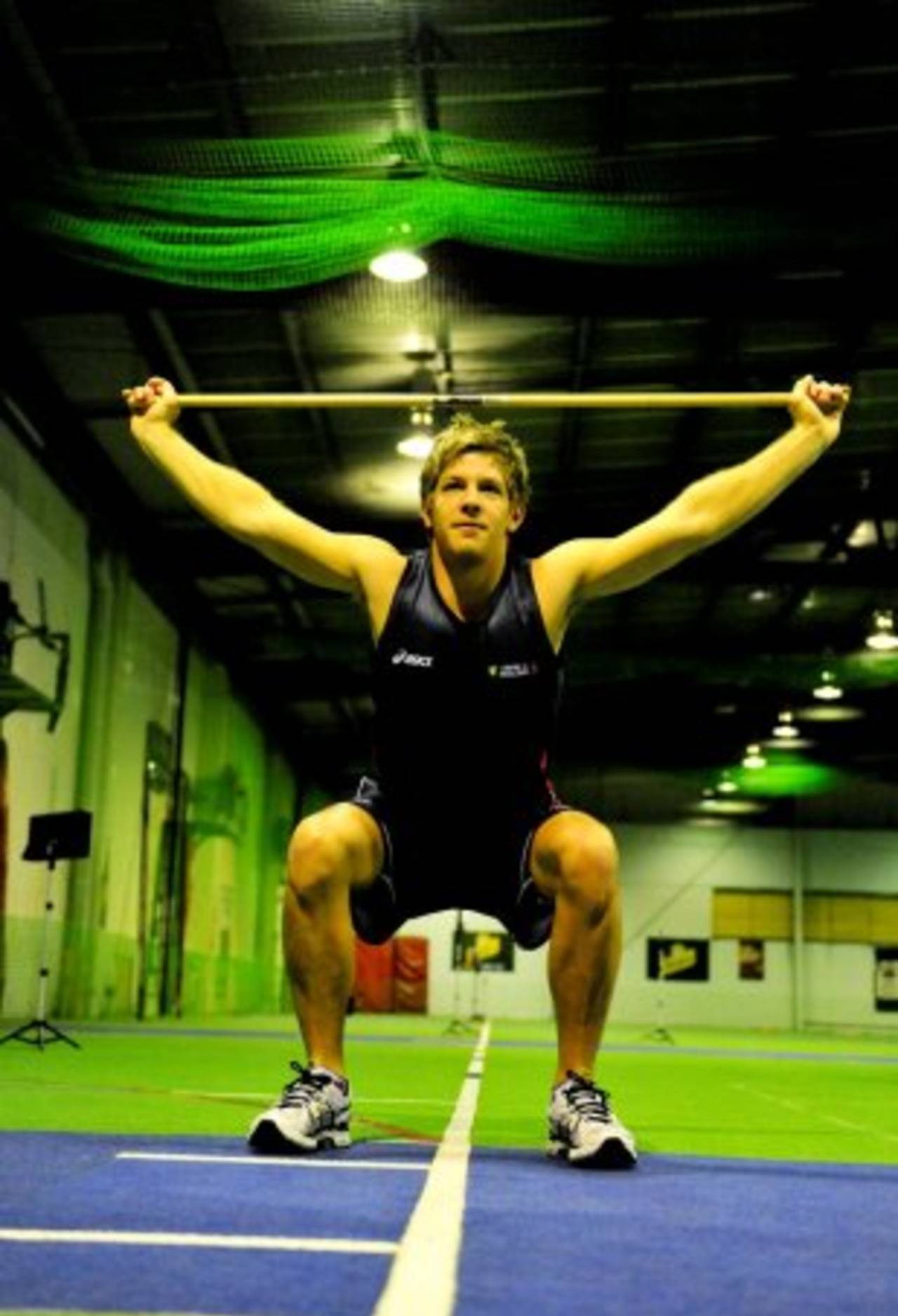 Tim Paine trains at the Centre of Excellence in Brisbane, May 28, 2012