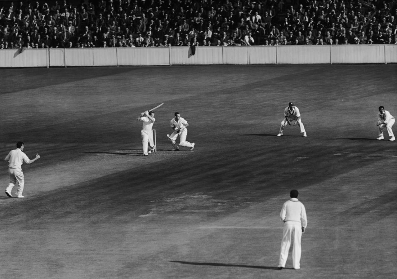 Gerry Alexander (behind the stumps) opened the batting, kept, and captained West Indies in two Tests in 1958-59&nbsp;&nbsp;&bull;&nbsp;&nbsp;Getty Images