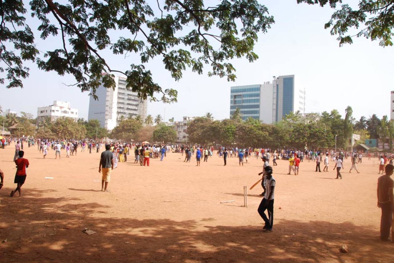 Cricket is played with a fervour and numbers unmatched at the Mayor Somasundaram ground in T'Nagar belonging to the Chennai Corporation.
