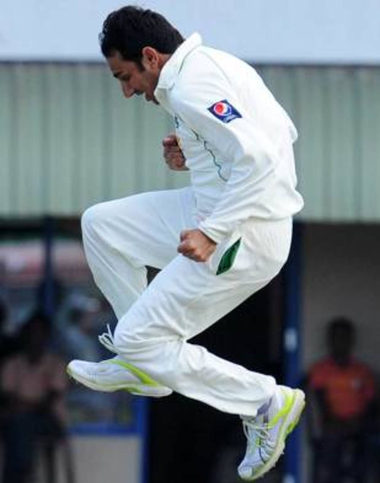 Saeed Ajmal picked up all the five Sri Lanka wickets that fell until lunch on the second day, Sri Lanka v Pakistan, 1st Test, Galle, 2nd day, June 23, 2012