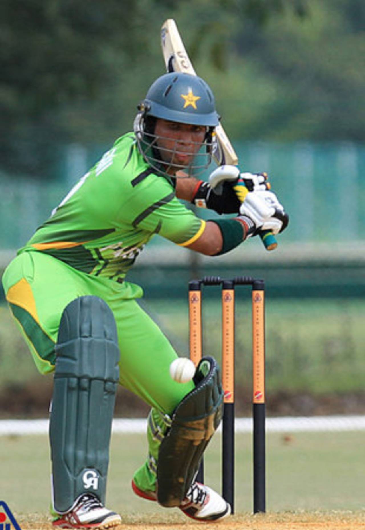 Sami Aslam shone in Pakistan's chase&nbsp;&nbsp;&bull;&nbsp;&nbsp;Peter Lim/Asian Cricket Council