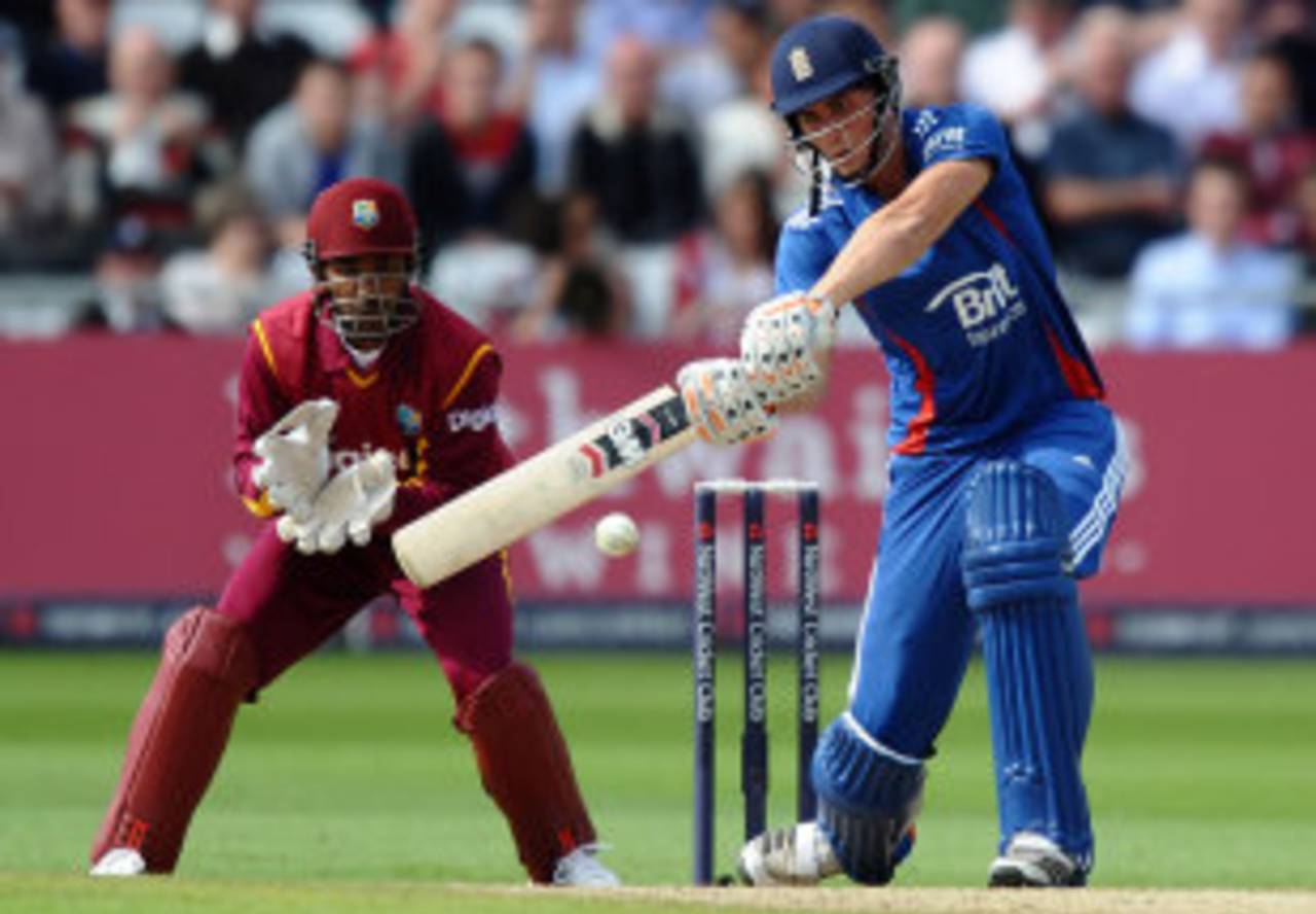 Alex Hales has big shoes to fill after Kevin Pietersen's retirement but made the ideal start against West Indies&nbsp;&nbsp;&bull;&nbsp;&nbsp;AFP