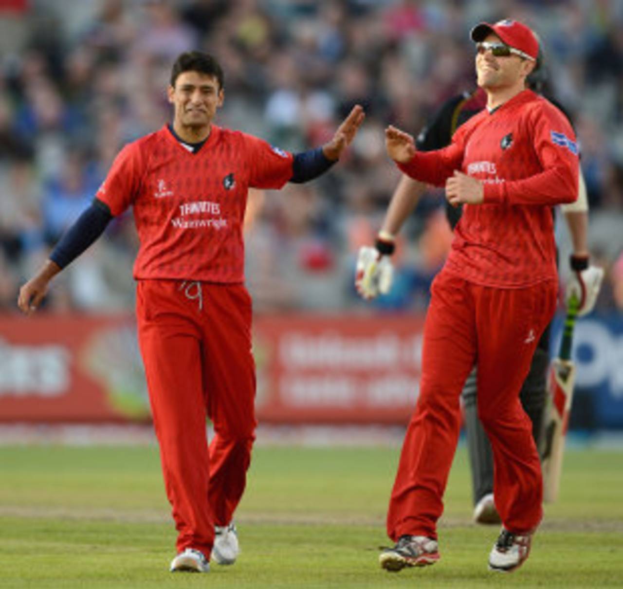 Yasir Arafat became the leading wicket-taker in English Twenty20, Lancashire v Durham, FLt20, North Group, Old Trafford, June 25, 2012