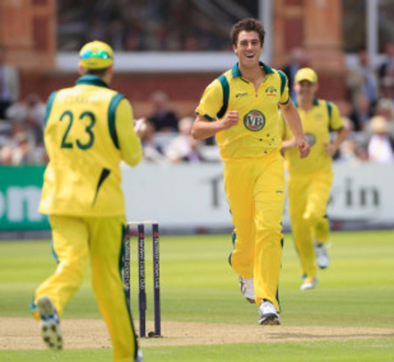 Pat Cummins removed Alastair Cook, England v Australia, 1st ODI, Lord's, June 29, 2012