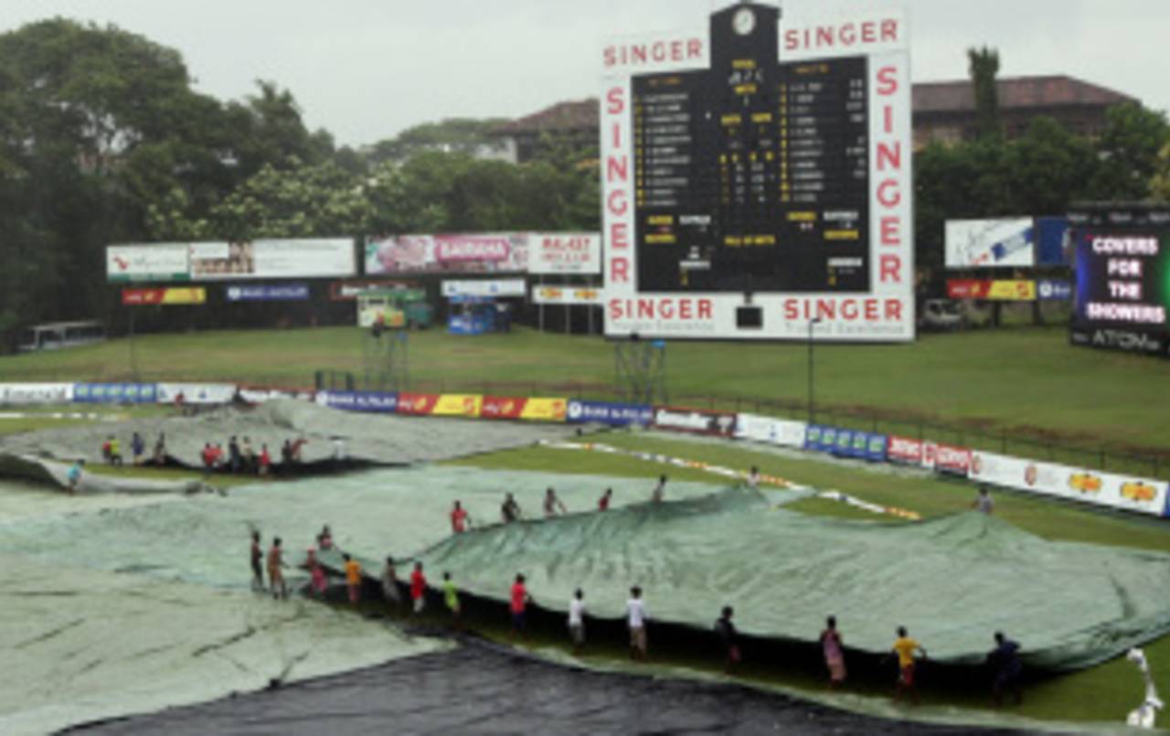 Rain interrupted play on the third day as well, Sri Lanka v Pakistan, 2nd Test, SSC, Colombo, 3rd day, July 2, 2012