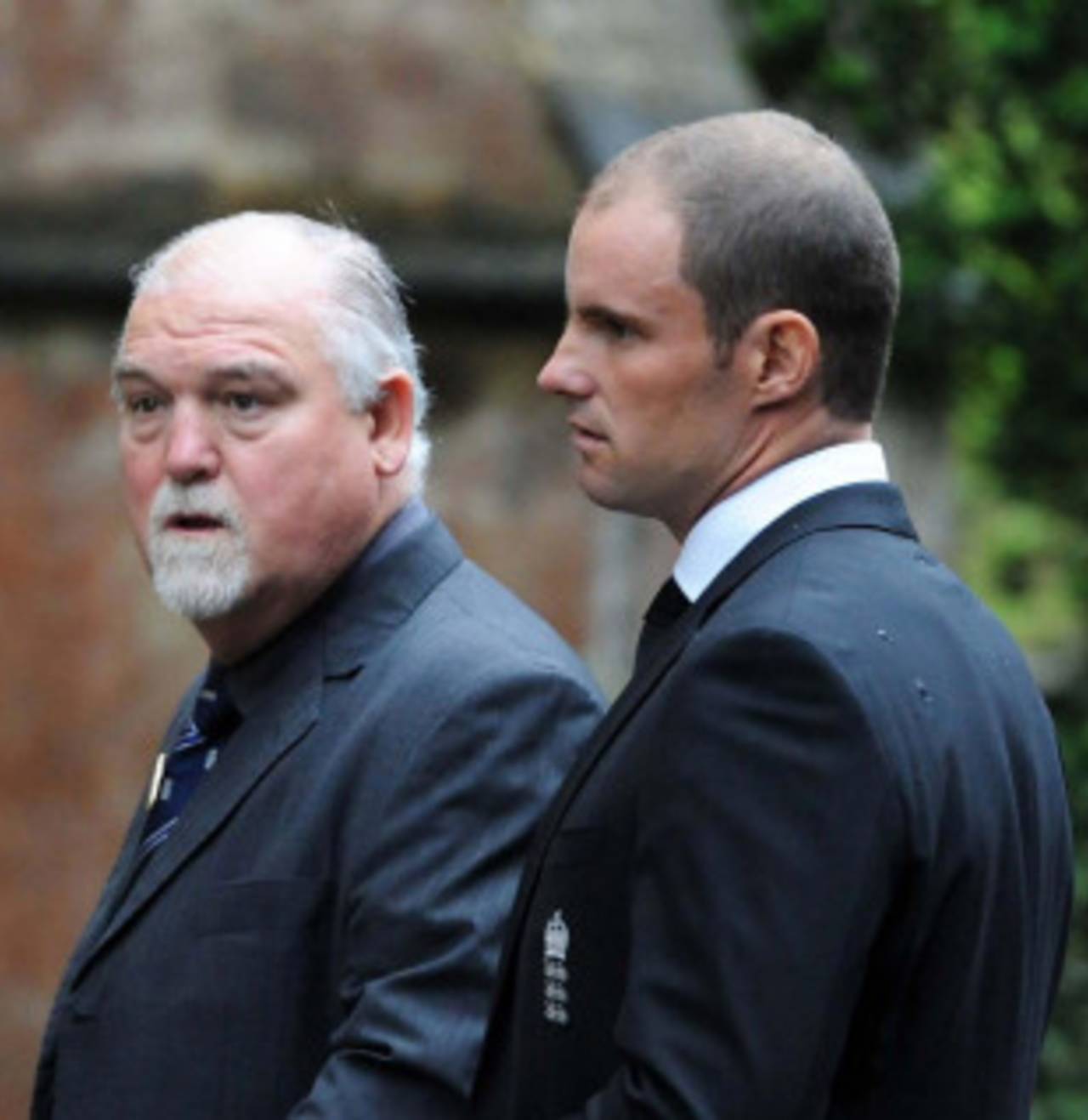 Andrew Strauss and Mike Gatting were among those who attended the funeral&nbsp;&nbsp;&bull;&nbsp;&nbsp;PA Photos