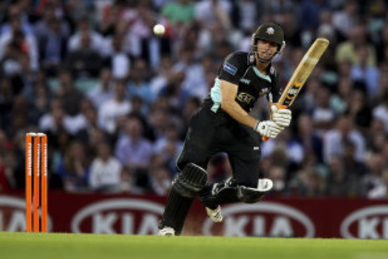 Zafar Ansari's innings tried to get Surrey's chase moving, Surrey v Kent, Flt20 South Group, The Oval, July, 7, 2012