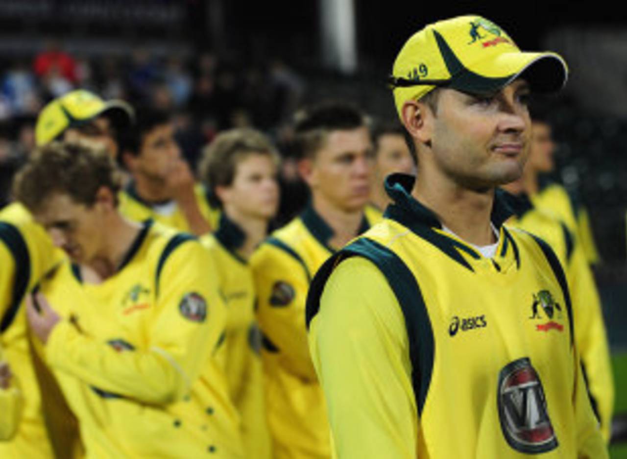 Michael Clarke had plenty to think about after his first series defeat as captain&nbsp;&nbsp;&bull;&nbsp;&nbsp;Getty Images