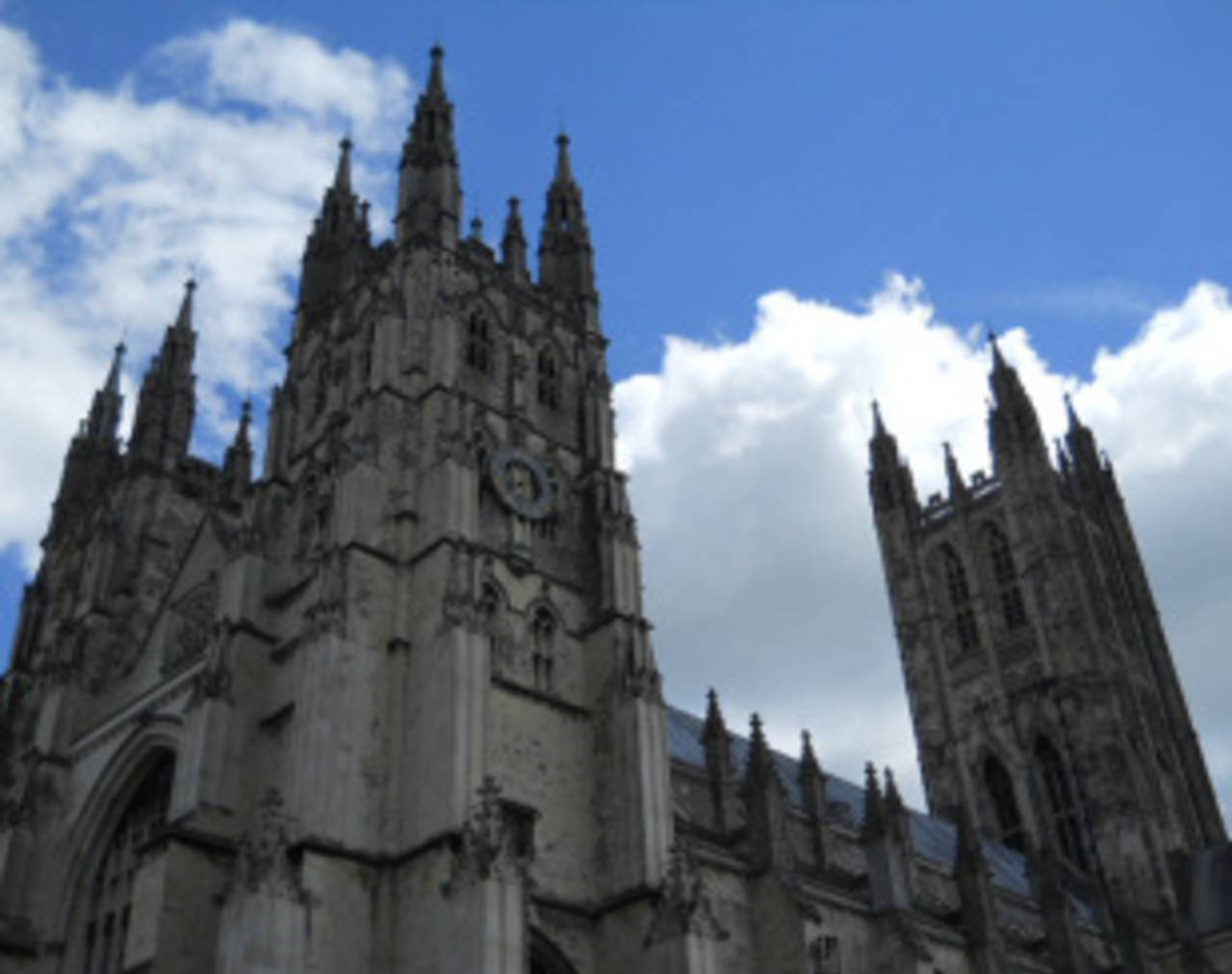 The cathedral in Canterbury, July 13, 2012