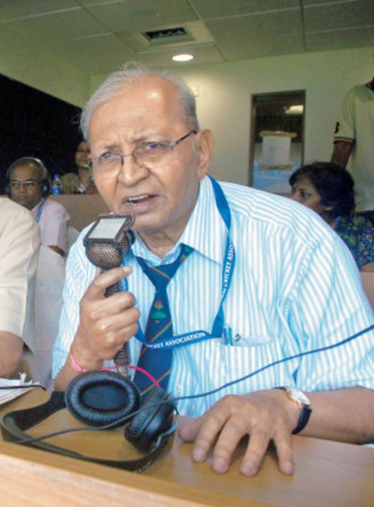 Radio commentator Suresh Saraiya, who died on July 18, 2012