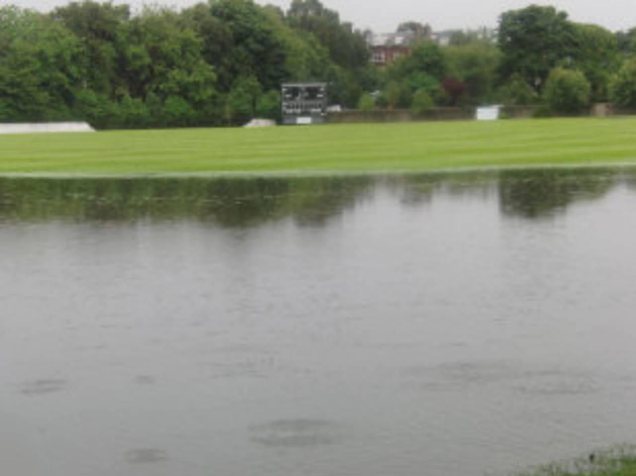 The Grange has suffered from a summer of unprecedented flooding&nbsp;&nbsp;&bull;&nbsp;&nbsp;Cricket Scotland