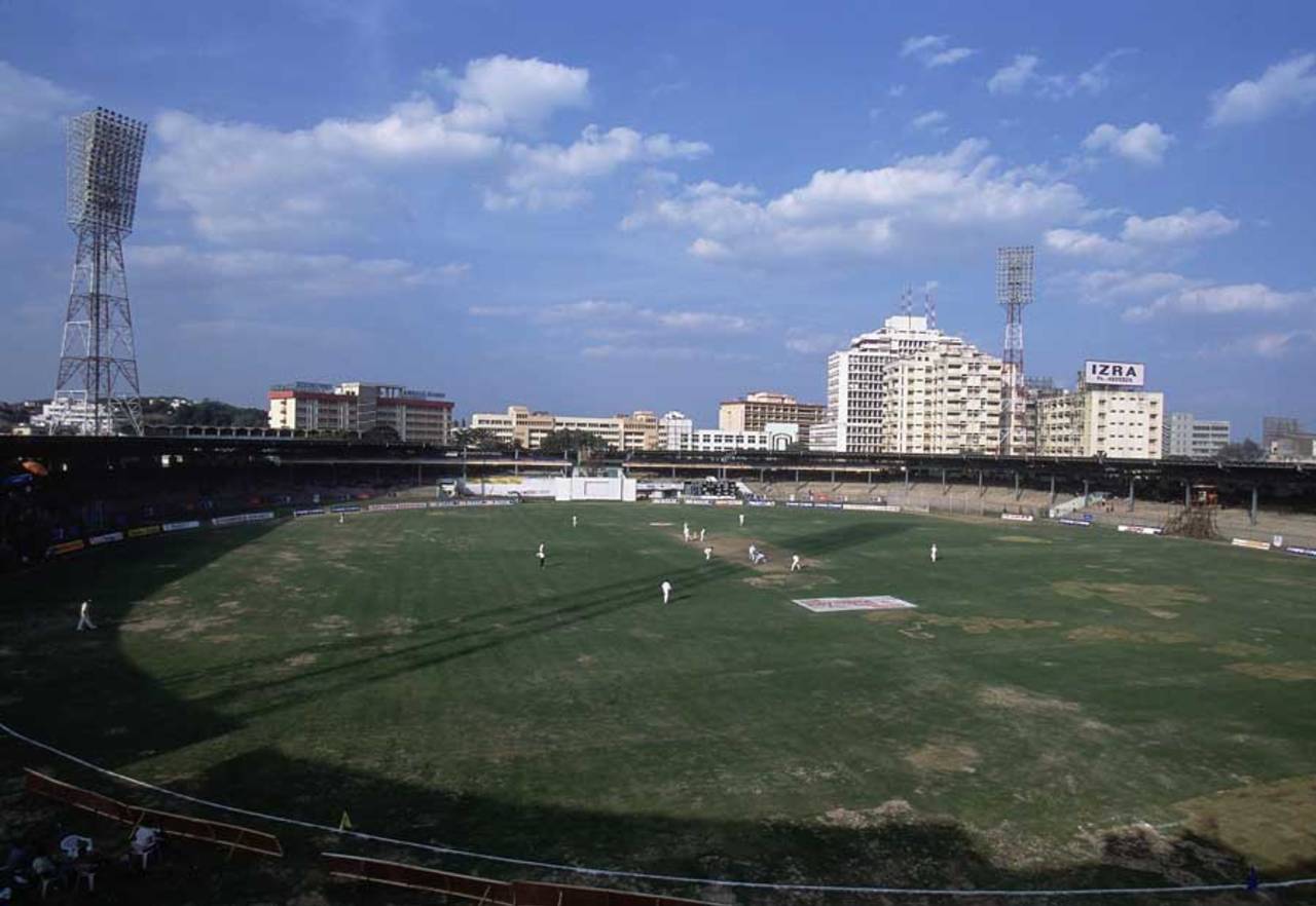 General view taken during the Tour Match between the Indian Board and England played at the Lal Bahadur Stadium, in Hyderabad, India