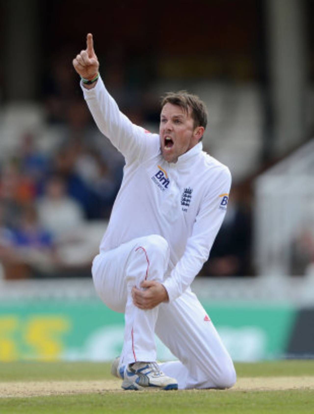 Graeme Swann lets out a strong appeal, England v South Africa, 1st Investec Test, The Oval, 3rd day, July 21, 2012