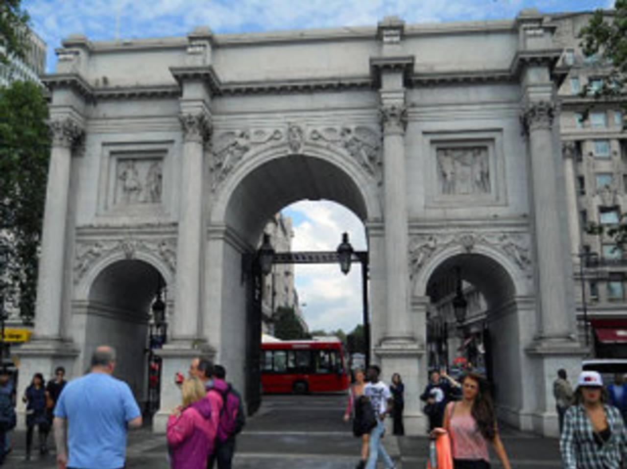 The Marble Arch in London, July 2012