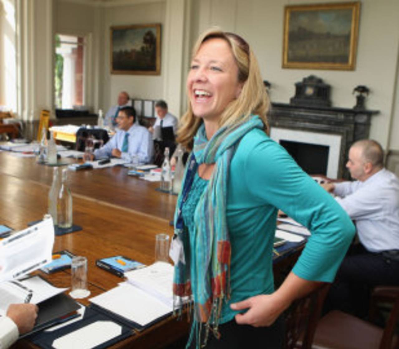 Clare Connor, the ECB's head of women's cricket, at an ICC meeting, Lord's, May 11, 2009