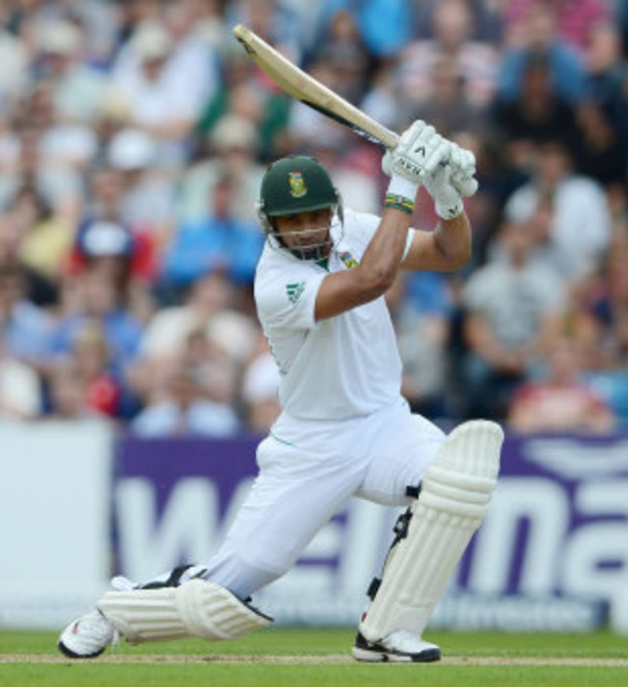 Alviro Petersen had moments of luck but also found the boundary, England v South Africa, 2nd Investec Test, Headingley, 1st day, August 2, 2012