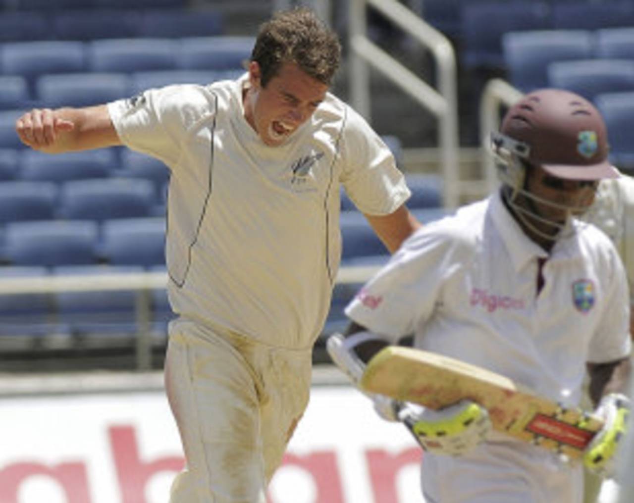 Tim Southee bowled like he deserved more than just two wickets&nbsp;&nbsp;&bull;&nbsp;&nbsp;DigicelCricket.com/Brooks LaTouche Photography