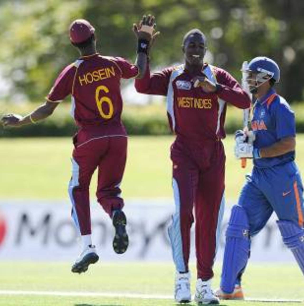 Jerome Jones picked up two wickets, India v West Indies, Group C, ICC Under-19 World Cup 2012, Townsville, August 12, 2012