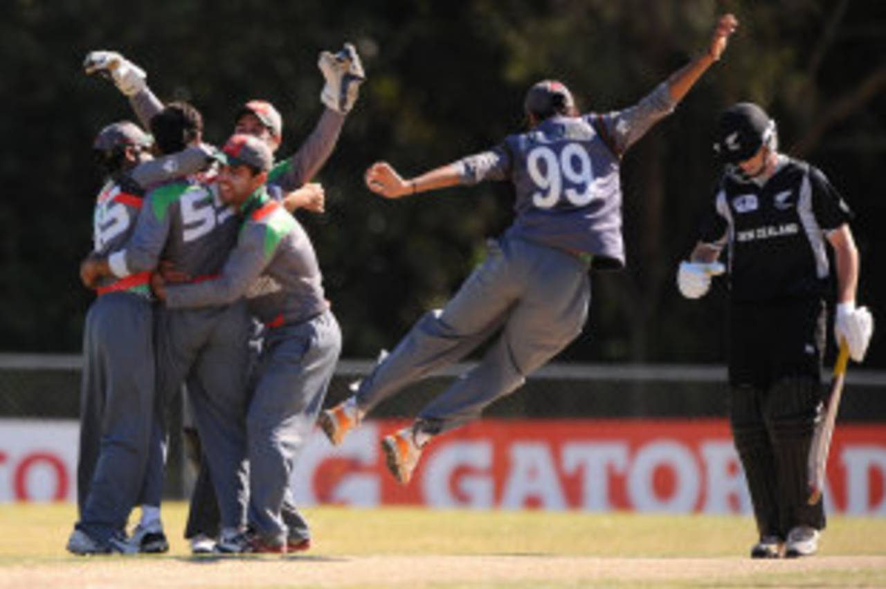 Afghanistan kept New Zealand to 198, Afghanistan v New Zealand, Group B, ICC Under-19 World Cup 2012, Buderim, August 14, 2012