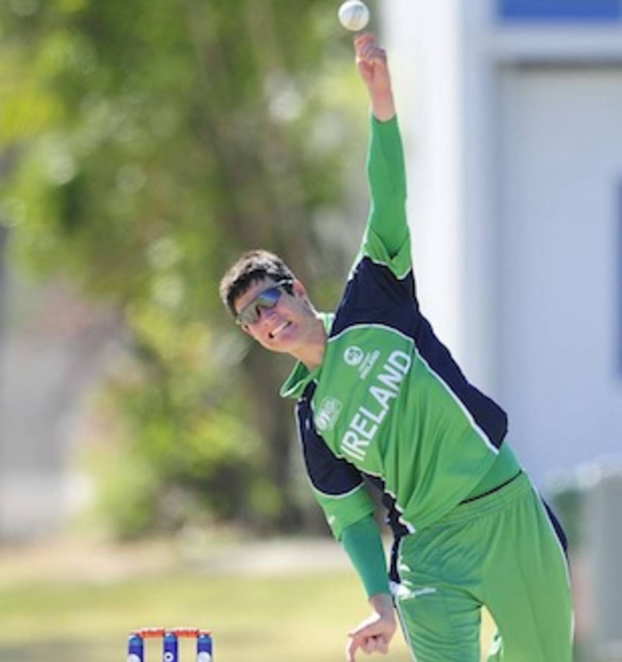 George Dockrell took four wickets, Ireland v Nepal, ICC Under-19 World Cup, Group A, Townsville, August 15, 2012