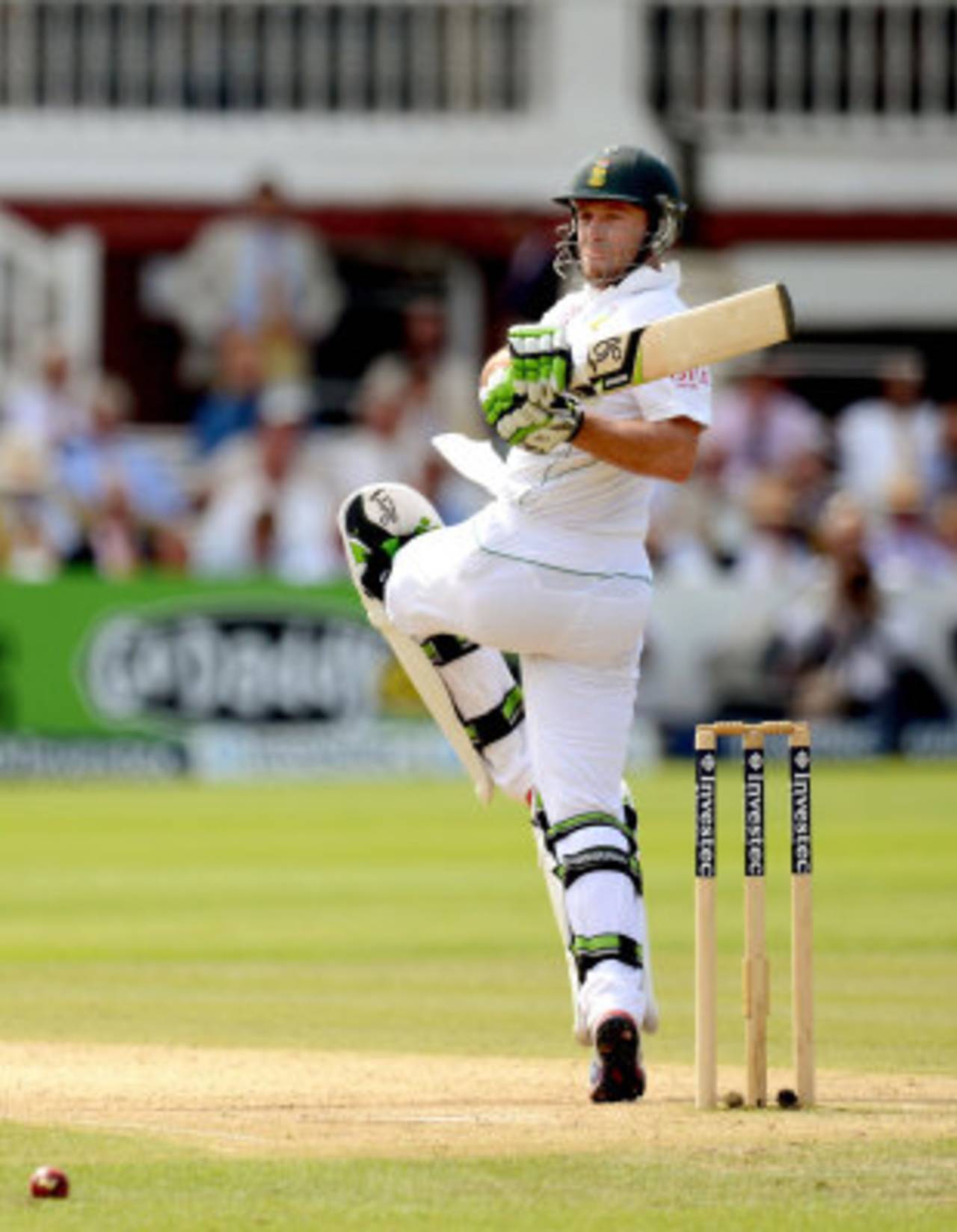 AB de Villiers helped South Africa put on 95 for the fifth wicket, England v South Africa, 3rd Investec Test, Lord's, 4th day, August 19, 2012