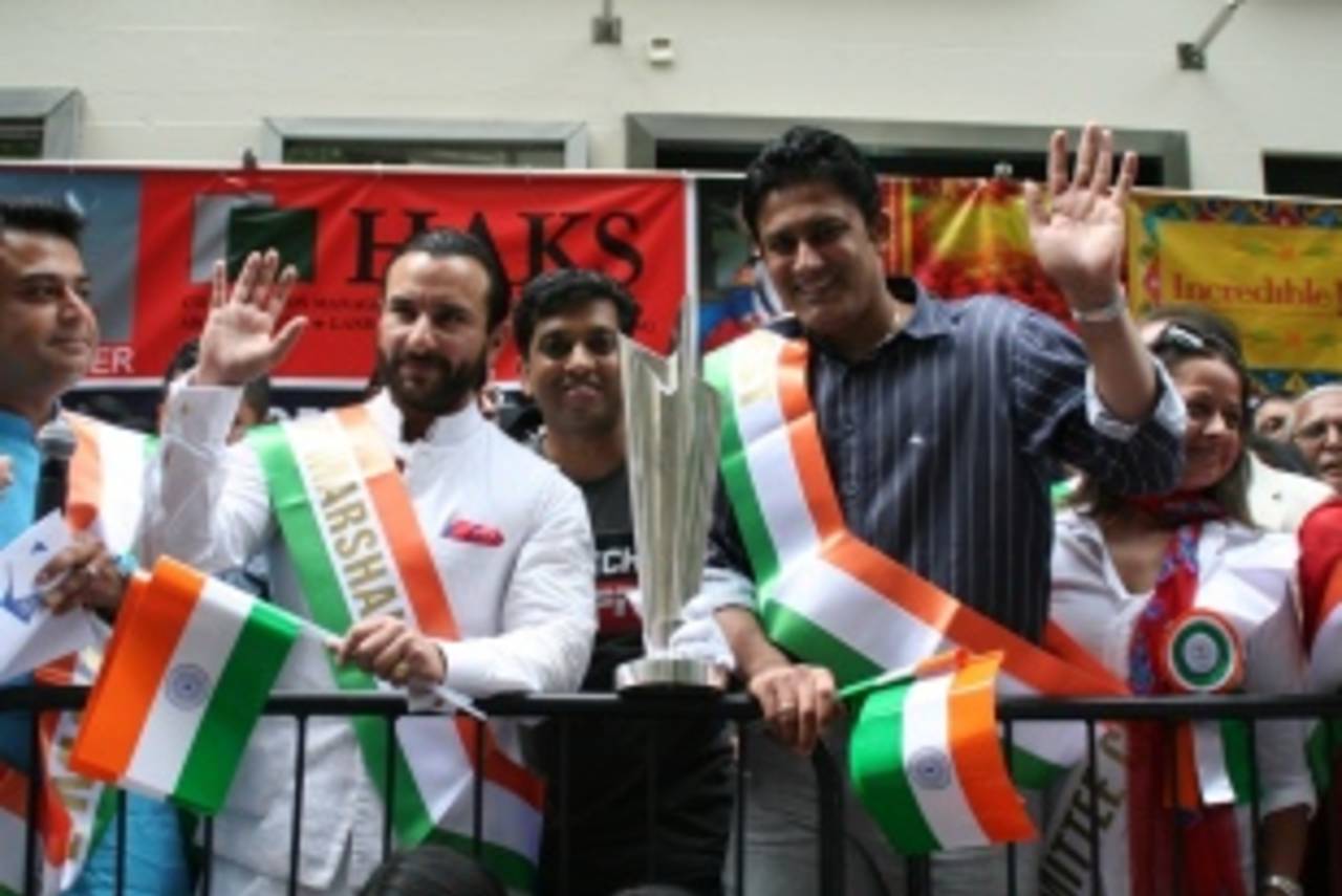Anil Kumble was in New York for the city's India Day Parade&nbsp;&nbsp;&bull;&nbsp;&nbsp;Peter Della Penna