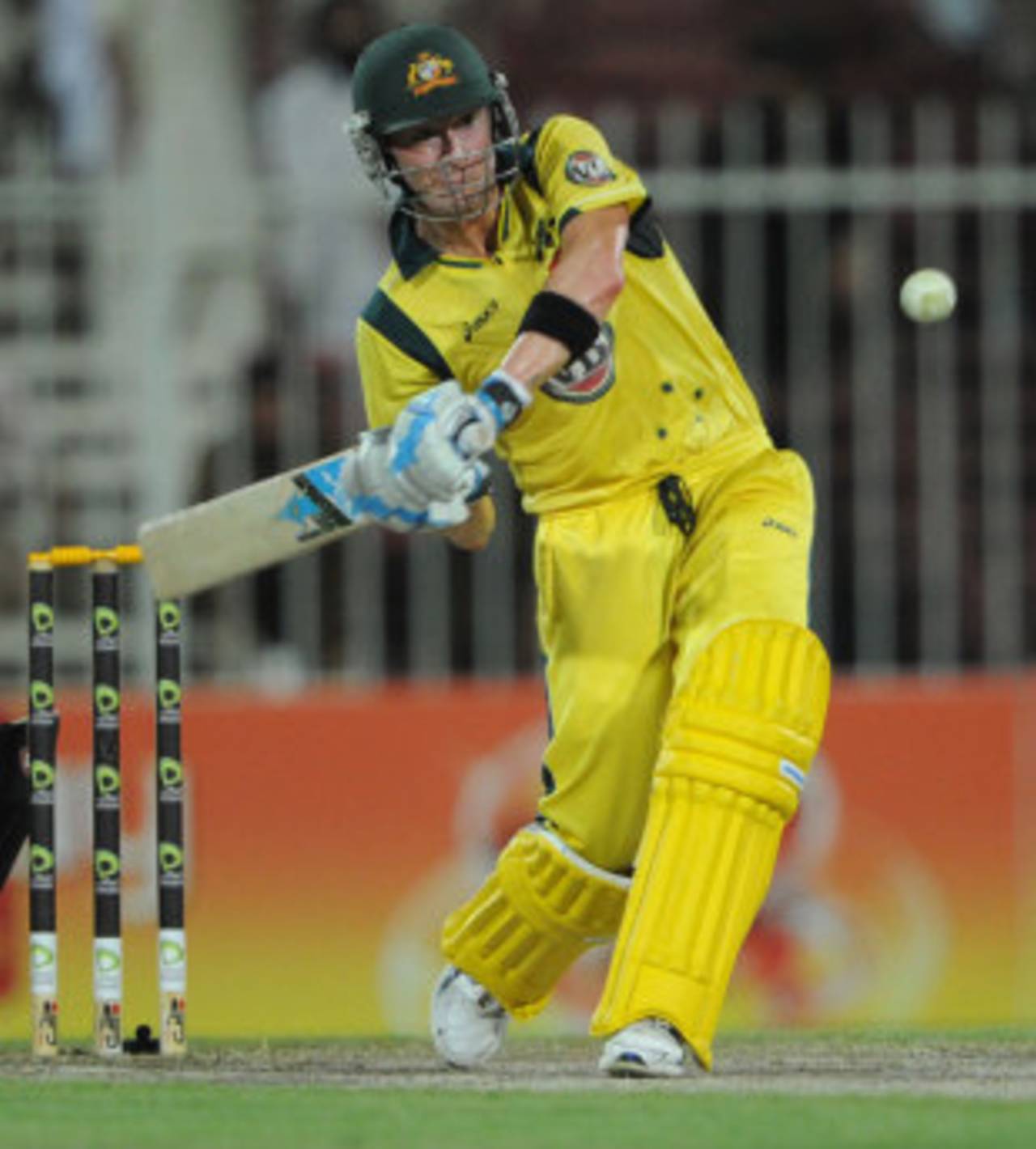 Michael Clarke wasn't troubled too much during his 75, Afghanistan v Australia, only ODI, Sharjah, August 25, 2012 