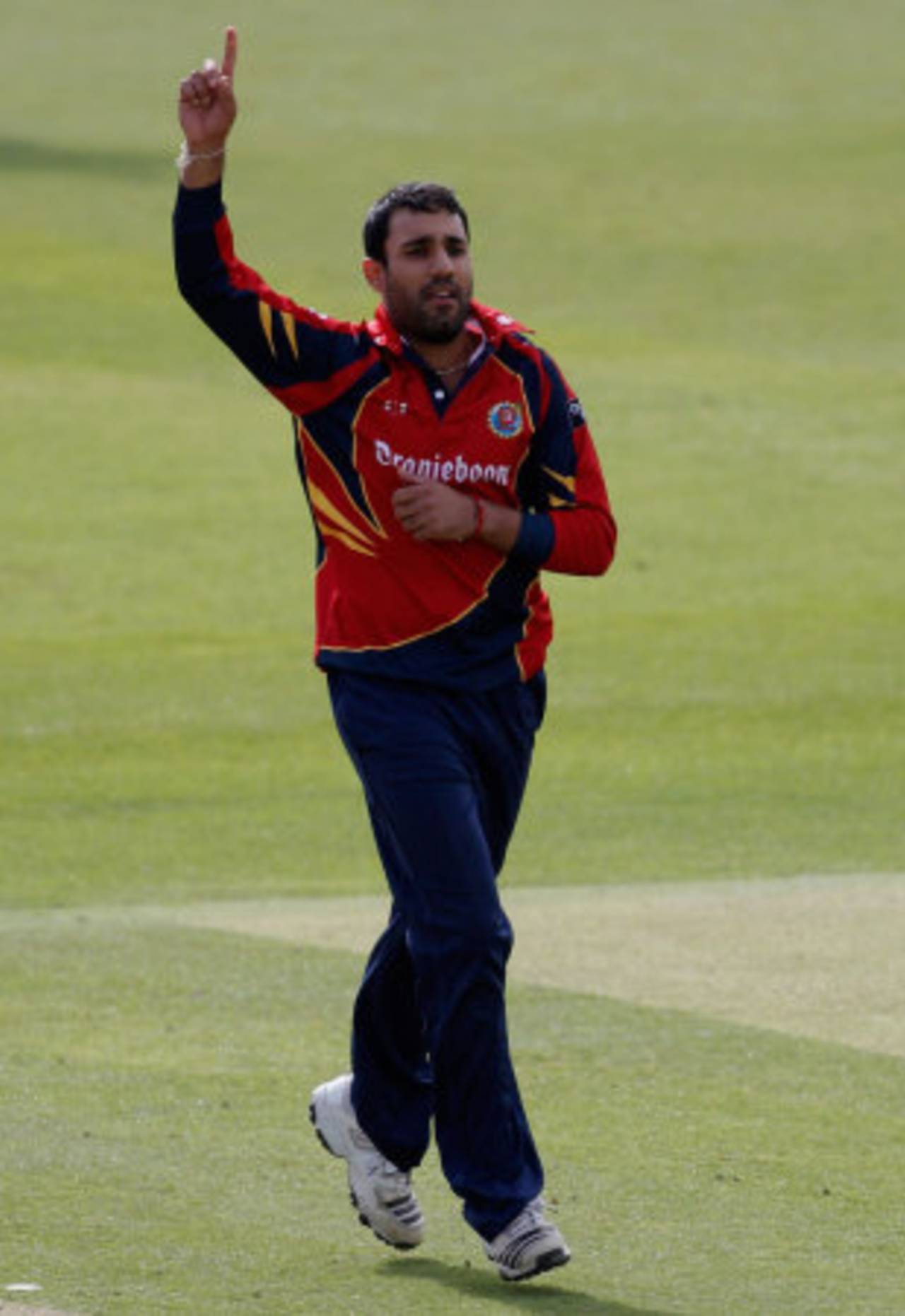 Ravi Bopara celebrates one of his three wickets, Middlesex v Essex, CB40 Group A, Lord's, August 27, 2012