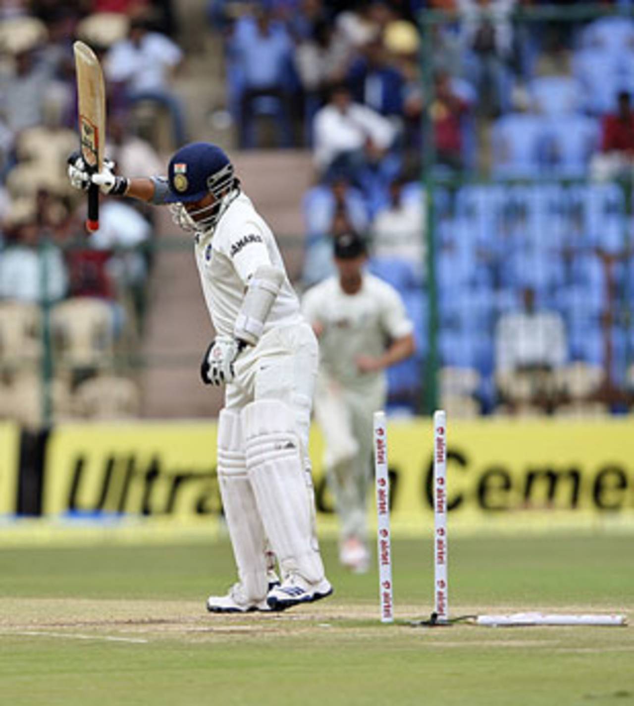 In Bangalore, we may well have seen for the first time Sachin Tendulkar's nerve show signs of twitching&nbsp;&nbsp;&bull;&nbsp;&nbsp;Associated Press