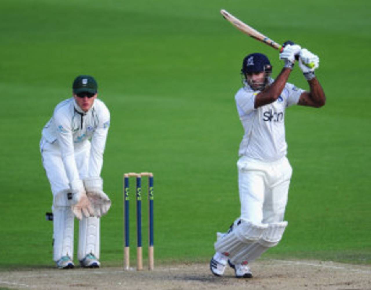 Varun Chopra extends his overnight total, Worcestershire v Warwickshire, County Championship, Division One, New Road, 2nd day, September, 4, 2012