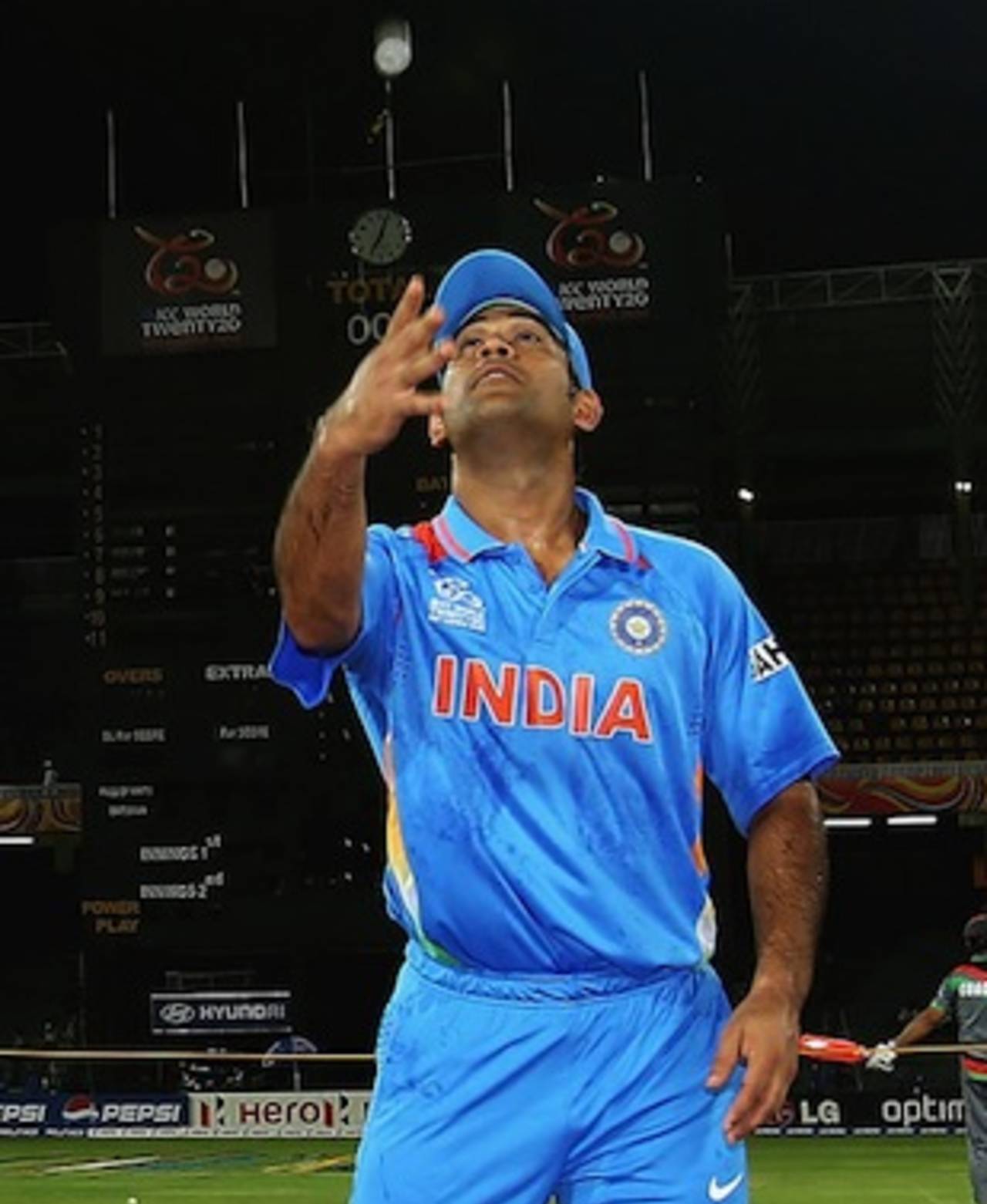 Afghanistan captain Nawroz Mangal won the toss and chose to bowl first, Afghanistan v India, World T20, Group A, Colombo, September, 19, 2012