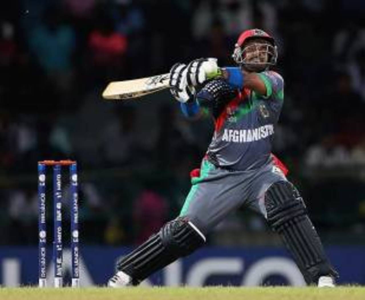 Afghanistan's Mohammad Shahzad scored a double-century to chase 494 against Canada&nbsp;&nbsp;&bull;&nbsp;&nbsp;ICC/Getty