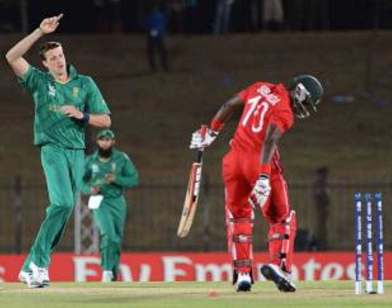 On a helpful pitch, South Africa's fast bowlers were much too good for Zimbabwe&nbsp;&nbsp;&bull;&nbsp;&nbsp;AFP