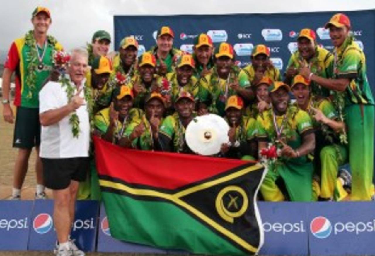 Vanuatu celebrate their victory in the final&nbsp;&nbsp;&bull;&nbsp;&nbsp;ICC
