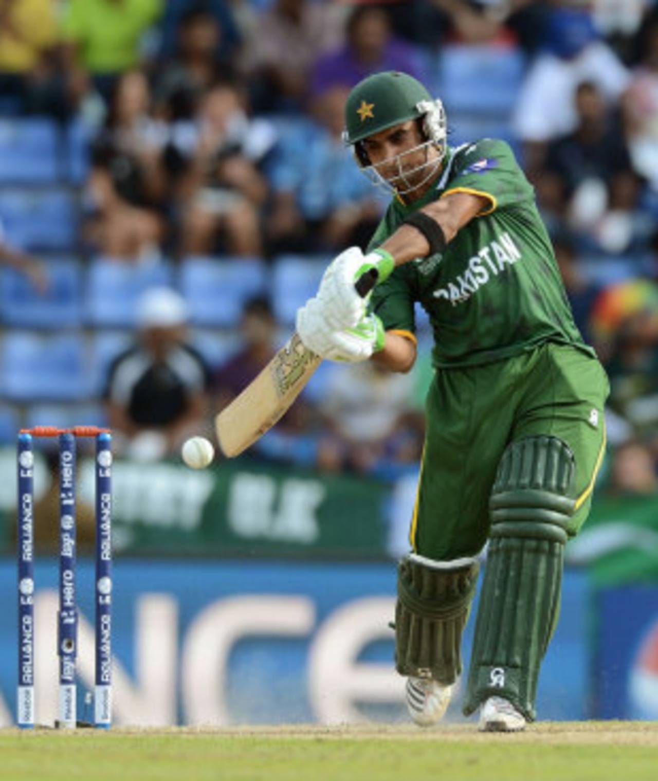 Imran Nazir was first to fall for 25, New Zealand v Pakistan, World T20 2012, Group D, Pallekele, September, 23, 2012