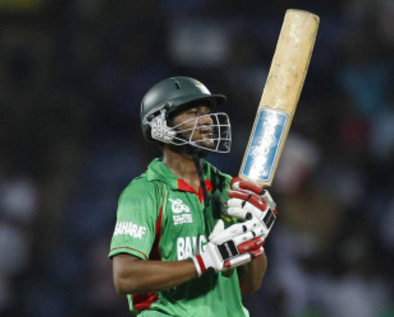 Shakib Al Hasan's 84 allowed Bangladesh to set a stiff target, Bangladesh v Pakistan, World Twenty20 2012, Group D, Pallekele, September 25, 2012