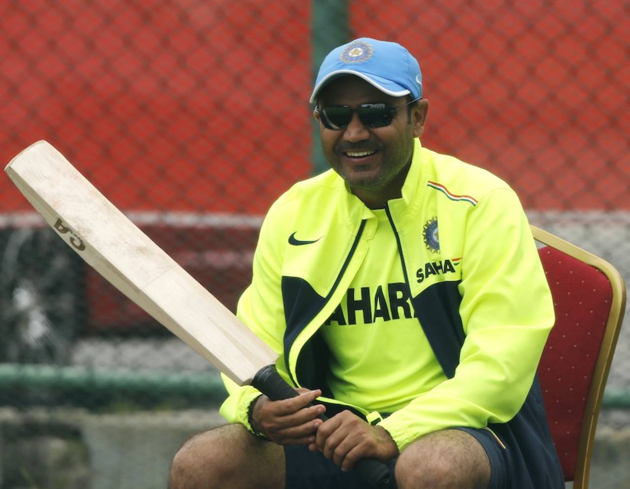 Virender Sehwag during the practice session, World T20 2012, Colombo, September 27, 2012